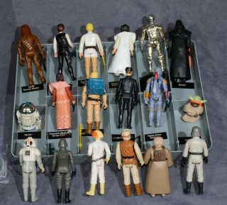 Vintage Star Wars Mixed First 21 & All 29 ESB Figures w/ Variants,  40 w/ Weapons 3