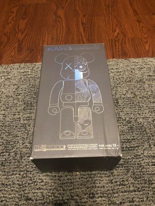 Kaws X Be@rbrick Dissected Companion 400 (grey),  2010