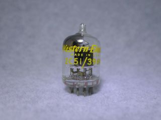 Very Rare Western Electric 396a Vacuum Tube Bent Square Getter From 1946