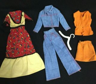 Vintage 1974 Mattel Barbie Doll Sears Exclusive Outfit Group 2 Htf