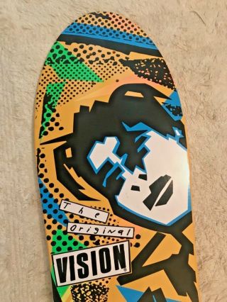 Vision Skateboard Mark Gonzales The Rare Yellow Stain