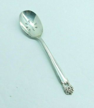 Roger Brothers Eternally Yours Silverplate Small Slotted Spoon Flatware