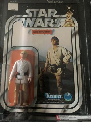 Star Wars Luke Skywalker 12 Back - C (blonde Hair) Afa 75 C75/b85/f75
