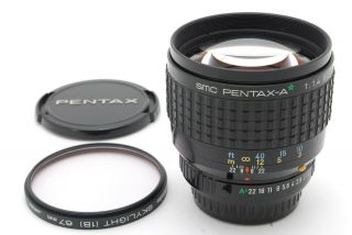 【rare Green Star Mint】smc Pentax A 85mm F1.  4 Lens For Pentax K From Japan 883