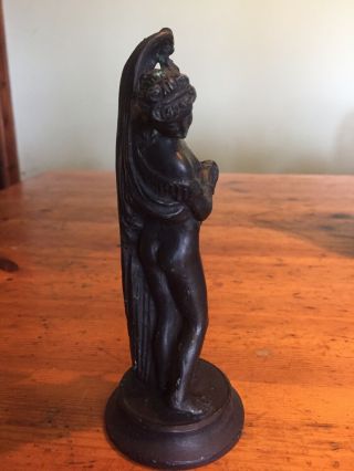 Antique Vintage French Spelter Figurine Goddess Lady 6 