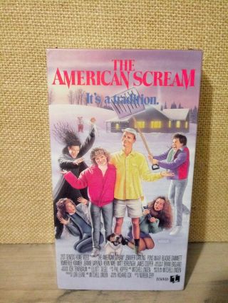 The American Scream Vhs 1989 Rare Cult Horror Jennifer Darling Oop