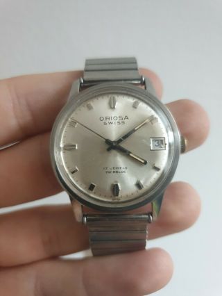 Vintage Oriosa Swiss 17 Jewels Incabloc Watch