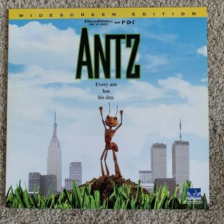 Antz Widescreen Laserdisc - Ultra Rare Late Release