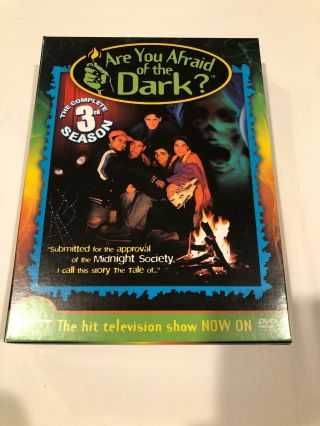 Are You Afraid Of The Dark - Complete Season 3 Dvd Set - Rare