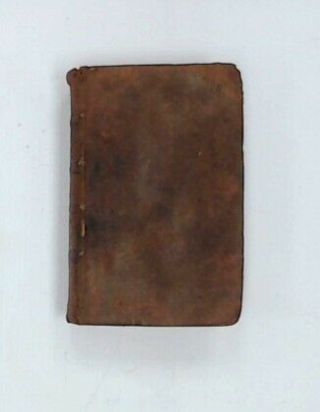 Antique 1791 The Book Of Common Prayer Leather Bound Pocket Size Book - M35