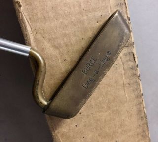 Rare Burke Ding - A - Ling 36 " Putter Steel Golf Club