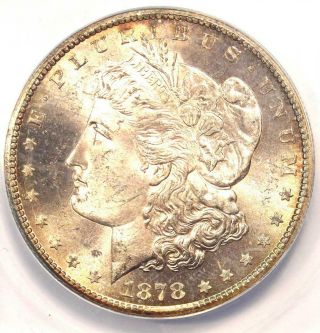 1878 - Cc Morgan Silver Dollar $1 - Anacs Ms65 - Rare In Ms65 Grade - $1,  690 Value