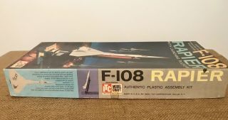 Extremely Rare VINTAGE ITC Model Craft F - 108 1Rapier,  1960 Kit 3663 - 149 3
