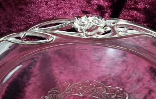 Art Nouveau Silver Plated Tray - 10½ 