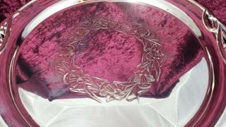 Art Nouveau Silver Plated Tray - 10½ 