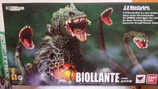 Bandai S.  H.  Monster Arts Biollante Godzilla Series Action Figure From Japan