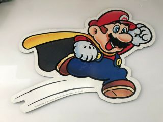 Mario Bros Nintendo Rare In Store Sign Display 2002 Promo