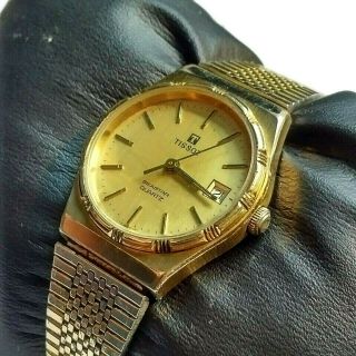 Vintage Watch Tissot Seastar Quartz Gold Filled Ladies Watch