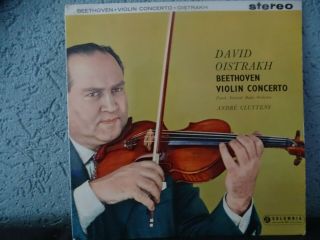 Sax 2315 Blue Silver David Oistrakh Cluytens Beethoven Violin Concerto Nm Rare