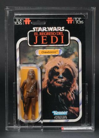 Star Wars Vintage Top Toys Chewbacca Rotj Afa 60 (85/60/85) Moc