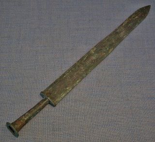 Rare Authentic Ancient Chinese Bronze Sword Jian Warring States 475–221 B.  C. 3