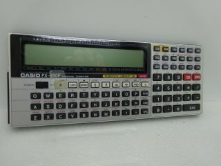 Rare Vintage Casio FX - 880P Personal Computer with Memory Pack RP - 33 3