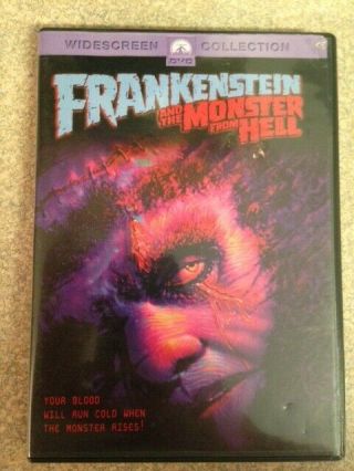 Frankenstein And The Monster From Hell (dvd,  2003) Rare