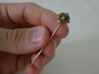 Antique Victorian 15ct Gold Stick Pin