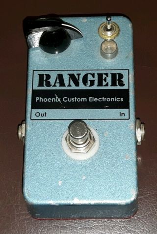 Vintage Phoenix Custom Electronics Ranger Pedal Vintage Electric Guitar Fx Rare
