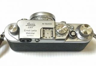 Rare " Leica Lllf D.  R.  P.  " Camera Erntz Leitz Gmbh Wetzlar Elmar F=5cm 1:2.  8 Lens