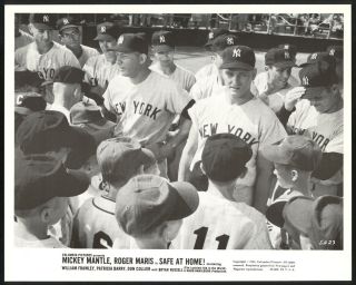 Rare 1962 Columbia Pictures Mickey Mantle Roger Maris (safe At Home) 8x10 Photo