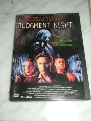 Judgment Night (dvd,  1998) Emilio Estevez,  Cuba Gooding Jr.  Oop Rare