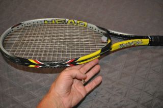 RARE Head Radical Tour 107 Agassi Made in Austria 4 3/8 Tennis Racquet with case 3