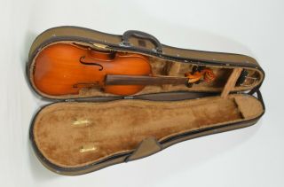 Antique Full Size 4/4 Violin - F Amati - With Case