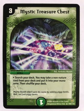 Duel Masters Dm 06 Mystic Treasure Chest Stomp - A - Trons Of Invincible Wrath Wotc