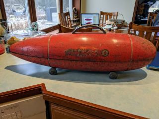 Antique Rare Bantam Blackhawk Zeppelin Torpedo Porto - Power/tool Box Patina