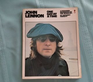 John Lennon One Day At A Time Rare Large Paperback Book From 1976 The Beatles