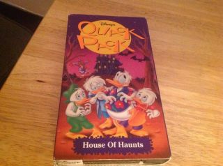 Disney Quack Pack: House Of Haunts (vhs,  1997) Rare Donald Duck