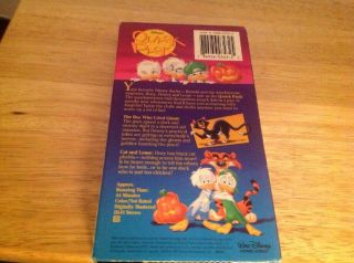 Disney Quack Pack: House of Haunts (VHS,  1997) Rare Donald Duck 2