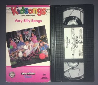 Kidsongs Very Silly Songs (vhs,  1991) View Master Video Rare