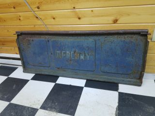 Vintage 1948 - 1952 Mercury Pickup Truck Tailgate Very Rare And Solid 49 50 51