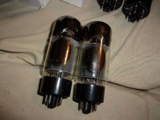 2 Rare Rugged Current Matched Sylvania Str 418 / 6550 Tubes 5