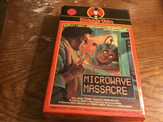 Microwave Massacre.  Midnight Video.  Rare.  Beta.  As - Is