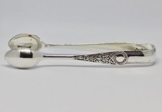 Antique Victorian Silver Sugar Tongs,  Martin,  Hall And Co