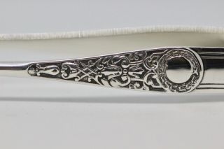 Antique Victorian Silver Sugar Tongs,  Martin,  Hall and Co 2