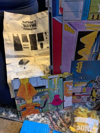 Vintage Batman’s Wayne Foundation MEGO toys Playset 99 Complete Batman 1977 2