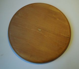 Vintage Swedish Handpainted Wooden Plate Primitive Country Decor 2