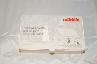 Marklin Mini - Club Rare Z 2003 Frohliche Weihnachten Gluhwein Glass Car In O Box