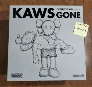 Kaws: GONE Grey Companion/Pink BFF IN HAND SOLDOUT KawsOne 3