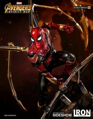 Sideshow Iron Studios 1/4 Scale Iron Spider - Man Premium Format Statue